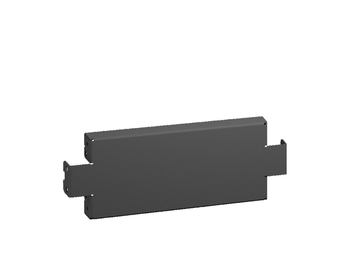 1St. Rittal AX 2820.410 AX Sockel-Blenden, seitlich, H: 100 mm, AX2820410-0