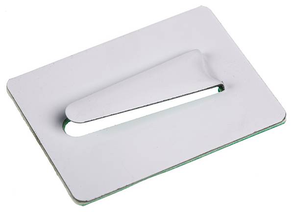 HellermannTyton Kabelhalter selbstklebend, Kabel-Ø 16mm Stahl Weiß 38 mm x 54mm // Packung a 50 Stück