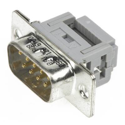 Harting 09661286700 D-SUB Stiftleiste 180 ° Polzahl: 9 Schneid-Klemm 1 St.