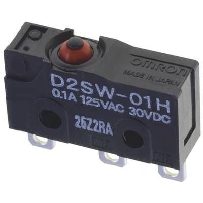 Omron D2SW-01HS Mikroschalter  30 V/DC 0.1 A 1 x Ein/(Ein)   1 St. Bag