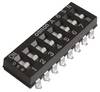 Omron DIP-Schalter Flach, Schieber 10-stellig 1-poliger Ein-/Ausschalter 25 mA @ 24 V dc, bis +85°C