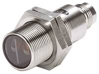 Omron E3F zylindrisch Optischer Sensor, Diffus, Bereich 300 mm, PNP Ausgang, M12-Steckverbinder-0