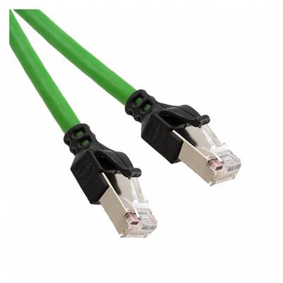 HARTING Ethernetkabel Cat.5e, 1m, Grün Patchkabel, A RJ45 SF/UTP Male, B RJ45, PUR