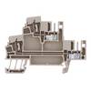 WEI ZDKS Durchgangsreihenklemme 2,5qmm beige 250V 4KV