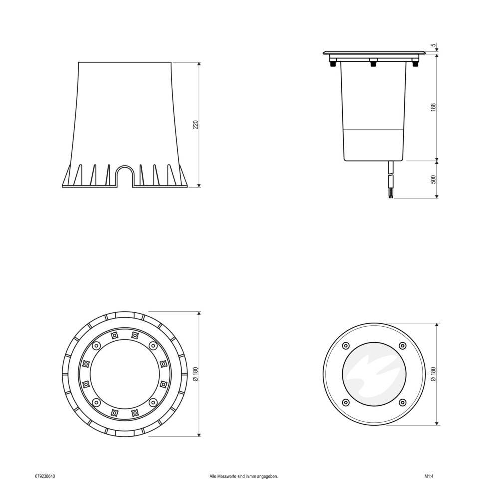 EVN Lichttechnik LED-Bodeneinbauleuchte 679238640-1