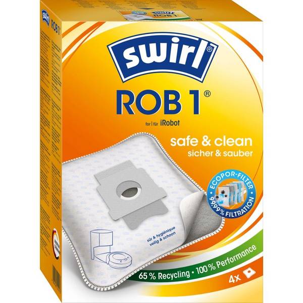 3 Pck. Swirl Staubbeutel ROB 1 EcoPor VE4