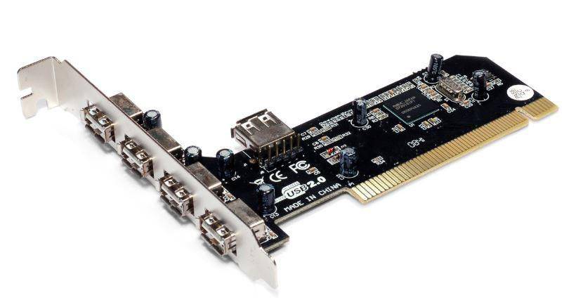 MicroConnect 4 + 1 Port USB 2.0 PCI Card Main chip : NEC720101 4 external ports + 1 internal port USB2.0