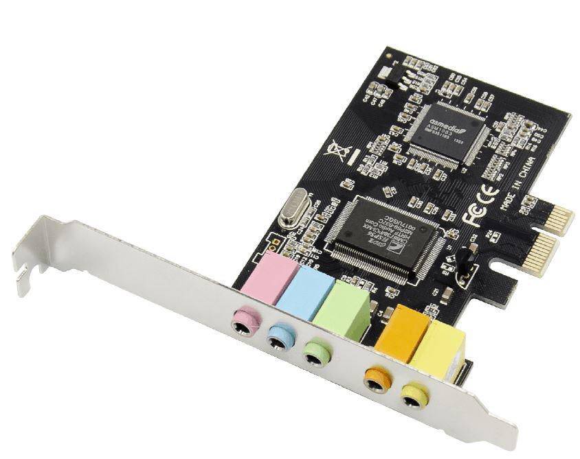 MicroConnect 5.1 Channels PCIe sound card Main chip : CMI 8738 Channels : 6, functions : karaoke, recording-0