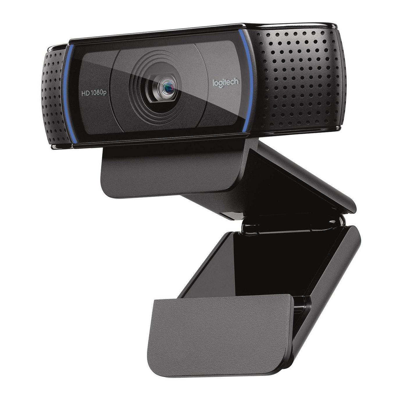 Logitech HD Pro Webcam C920 Web-Kamera Farbe 1920 x 1080 Audio USB 2.0 H.264-0