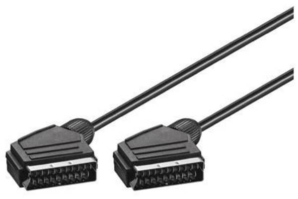 MicroConnect Scart - Scart 1.5m Fully Shielded cable ø 7mm