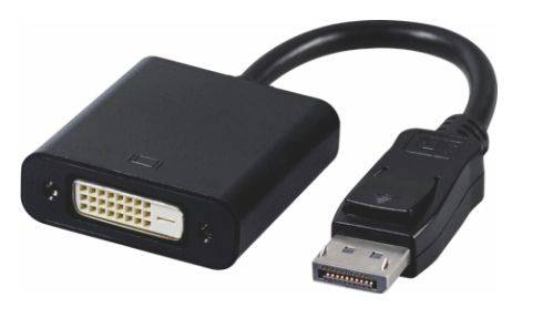 MicroConnect Active Adapter DP - DVI-D M-F DisplayPort - DVI-D 24+1 M-F Black, resolution : 1920 x 1200-0