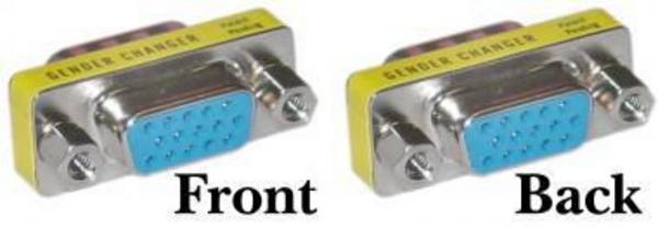 MicroConnect Mini Gender HD15 F/F VGA-VGA HD15 Female to Female 1500pcs/box