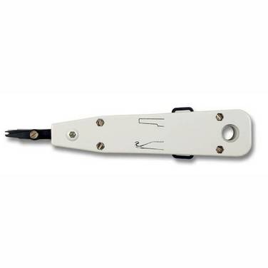 MicroConnect LSA-insertion tool for LSA terminals and cutting