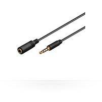 MicroConnect Headphone & Audio Cable, 5m 3.5mm Minijack extension Cable-0
