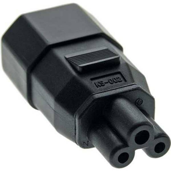 MicroConnect Power Adapter C14 to C5 IEC 320 C14 - IEC 320 C5 Black