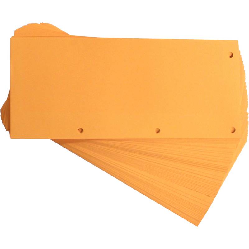 Oxford Trennstreifen Duo, aus Karton, 240 x 105 mm, orange-0