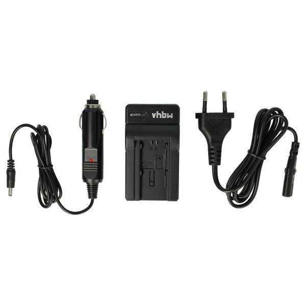 vhbw Ladegerät Ersatz für Canon CG-700 für Kamera Camcorder/Akku | Ladeschale, Kfz-Adapter, Ladestandsanzeige