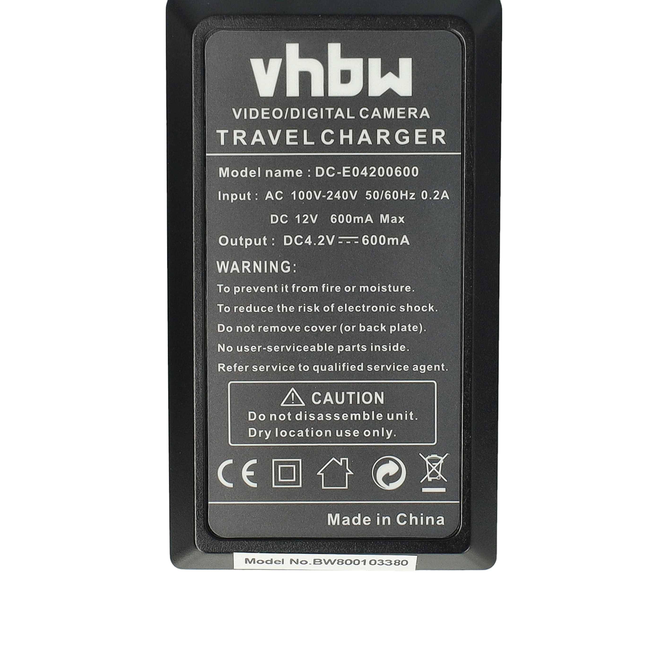 vhbw Ladegerät Ersatz für Canon CG-700 für Kamera Camcorder/Akku | Ladeschale, Kfz-Adapter, Ladestandsanzeige-4