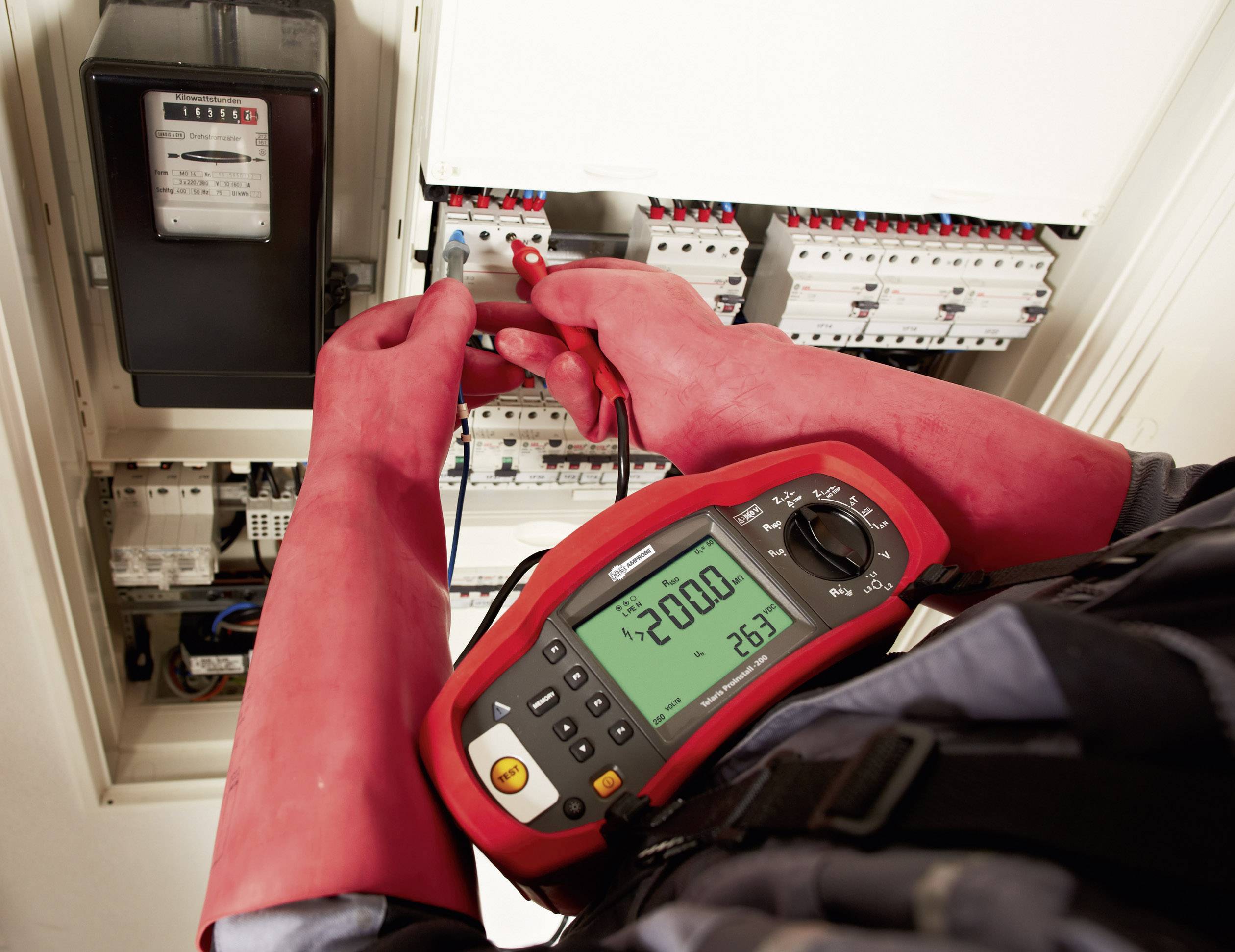 Beha Amprobe Telaris ProInstall-100-D Installationstester VDE-Norm 0100-2