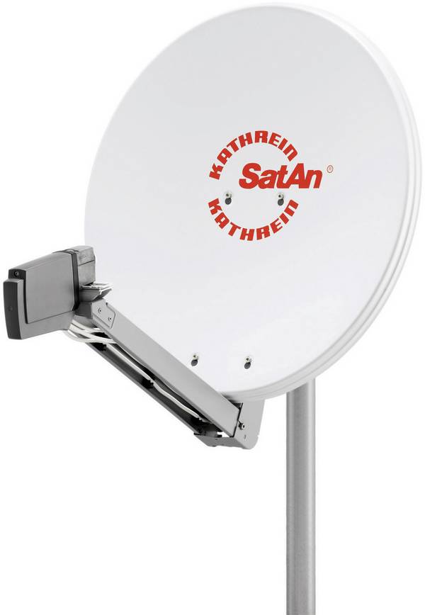 Kathrein Parabolantenne, Parabolreflektor, Parabolspiegel, SAT-Spiegel, SAT-Schüssel, SAT-Antenne CAS 80ws weiss