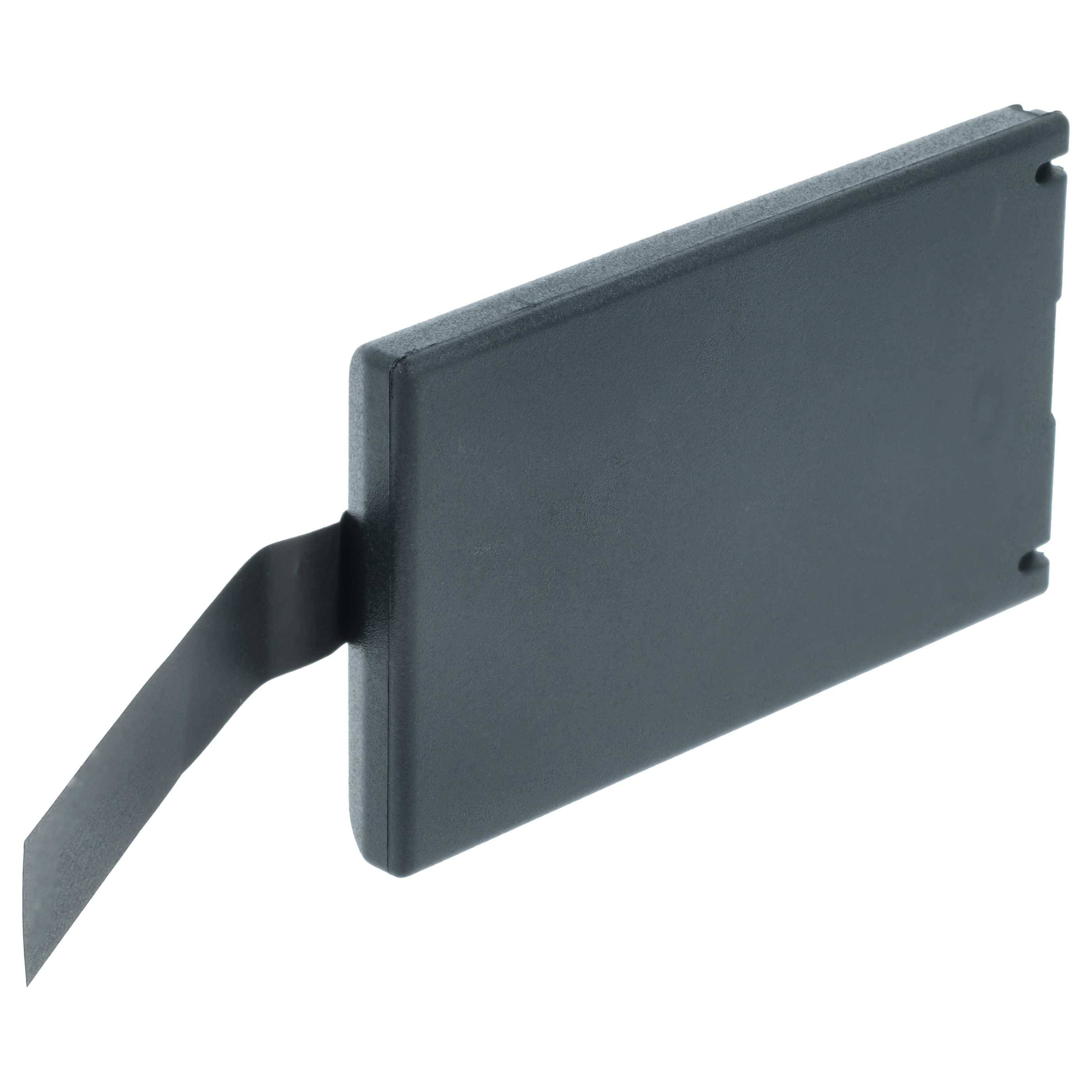 vhbw 5x Akku Ersatz für Datalogic 11300794 | 3H21-00000370, 94ACC0083, 800065-56 für Barcodescanner POS (1000 mAh, 3,7 V-1