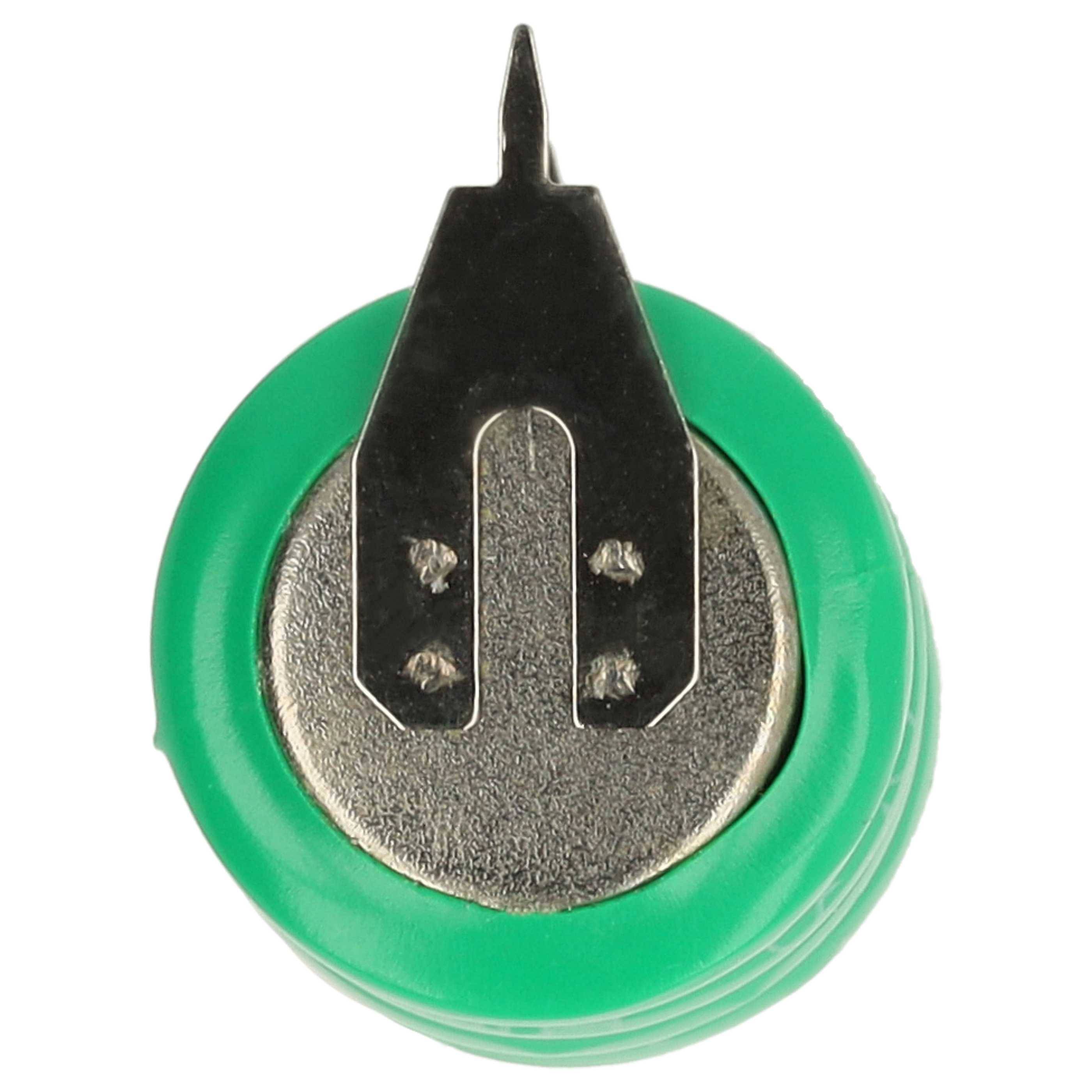 vhbw 10x NiMH Ersatz Knopfzellen-Akku Typ V80H 2-Pins 80mAh 4,8V kompatibel mit Modellbau-Akkus, Solar-Leuchten uvm.-2