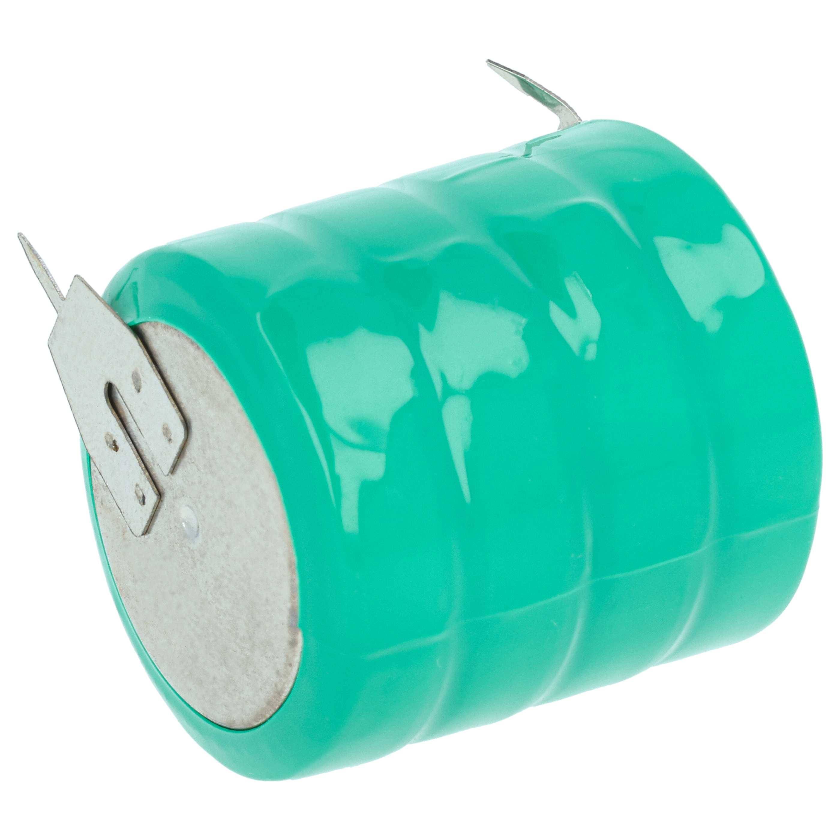vhbw NiMH Ersatz Knopfzellen-Akku | (250 mAh, 4,8 V, NiMH)-1