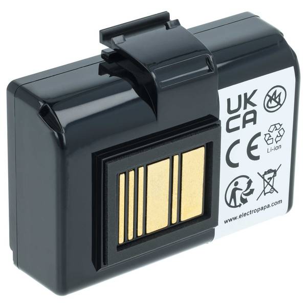 vhbw 1x Akku kompatibel mit Zebra ZQ610HC | ZQ620, ZQ620HC, ZQ630 Drucker Kopierer Scanner Etiketten-Drucker (3400 mAh