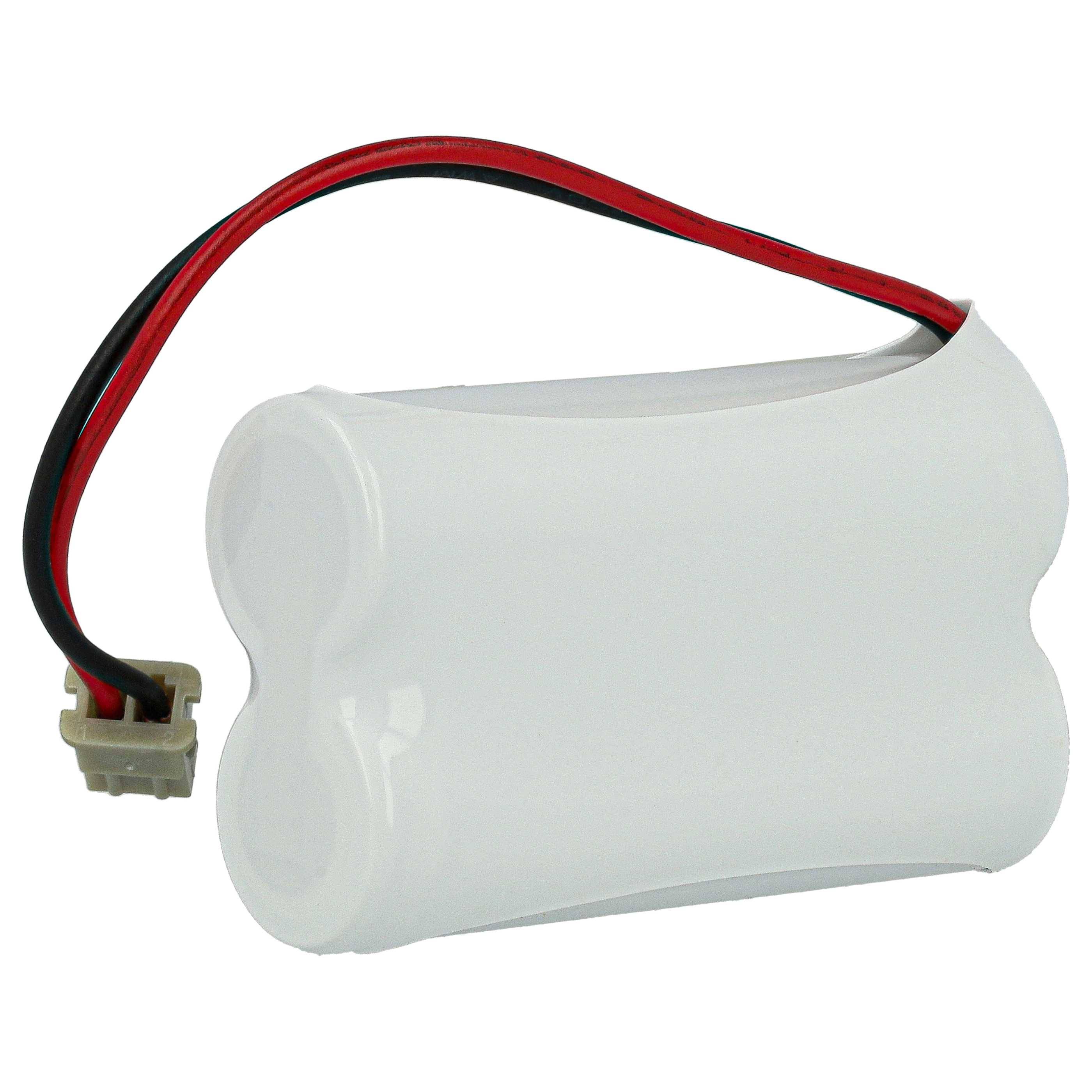 vhbw 2x Akku kompatibel mit Panasonic TGA400 schnurlos Festnetz Telefon (600 mAh, 2,4 V, NiMH)-1
