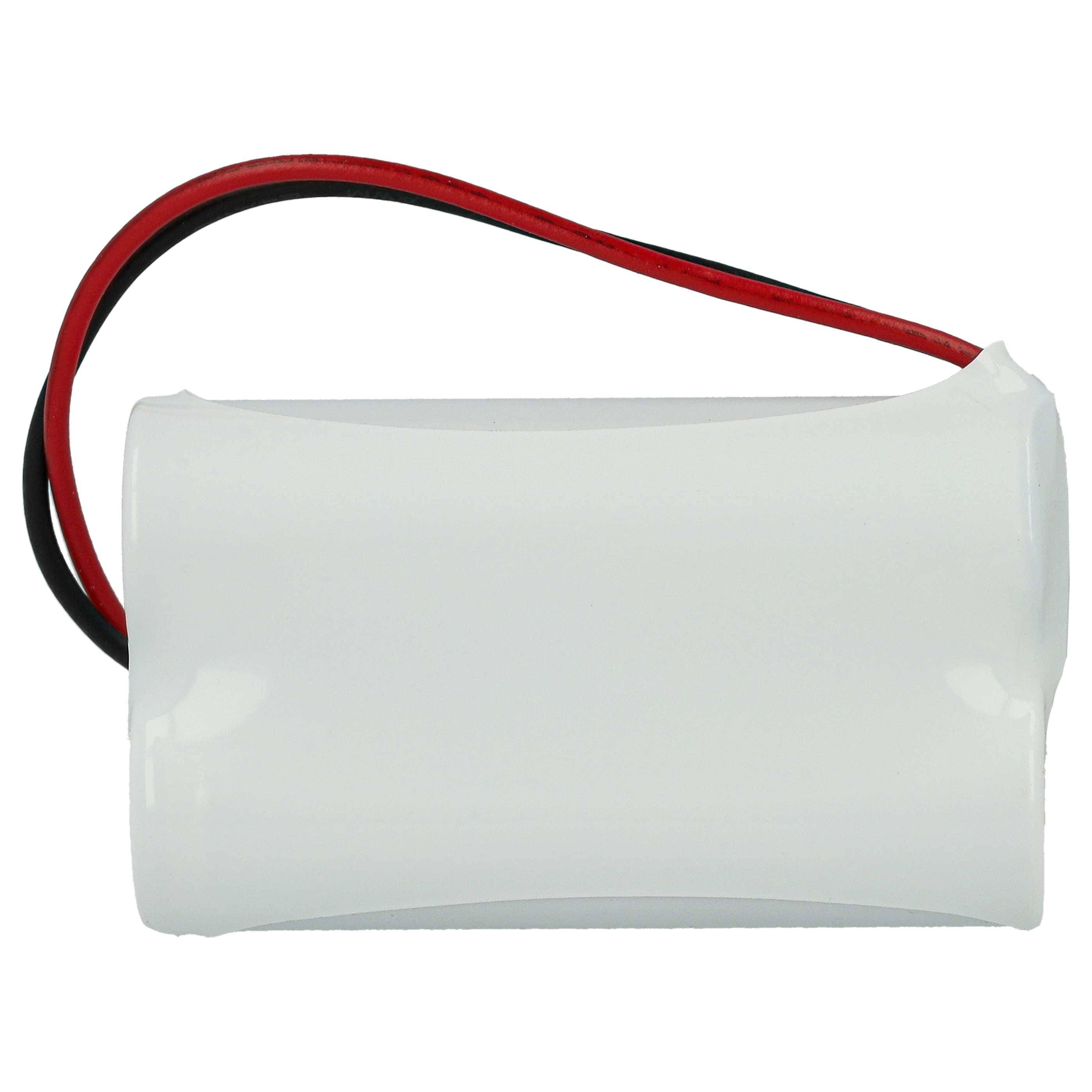 vhbw 2x Akku kompatibel mit Panasonic TGA400 schnurlos Festnetz Telefon (600 mAh, 2,4 V, NiMH)-2