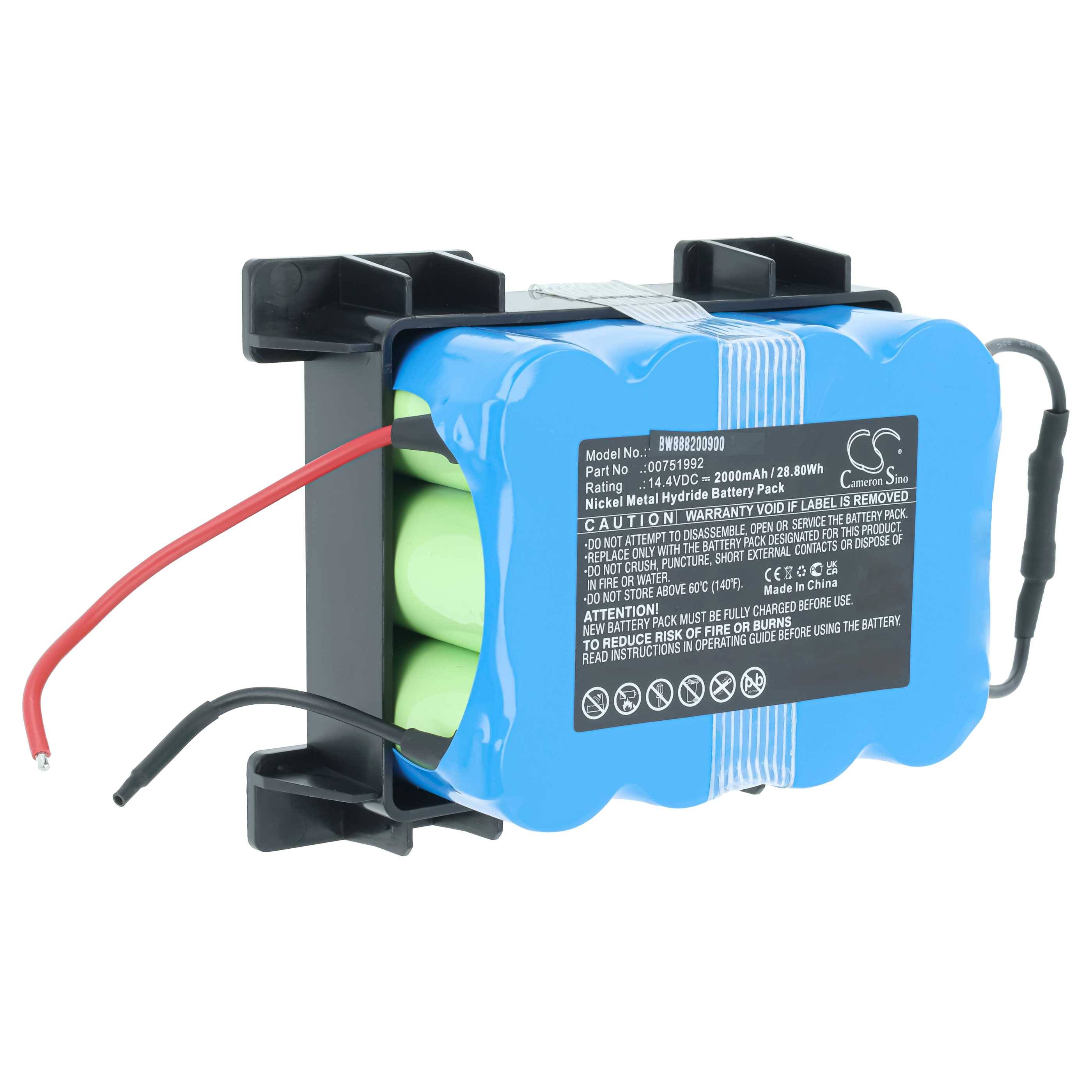 vhbw Akku kompatibel mit Bosch BBHMOVE1AU03 | BBHMOVE1N01, BBHMOVE1N/01, BBHMOVE2/03, BBHMOVE2/01 Home Cleaner