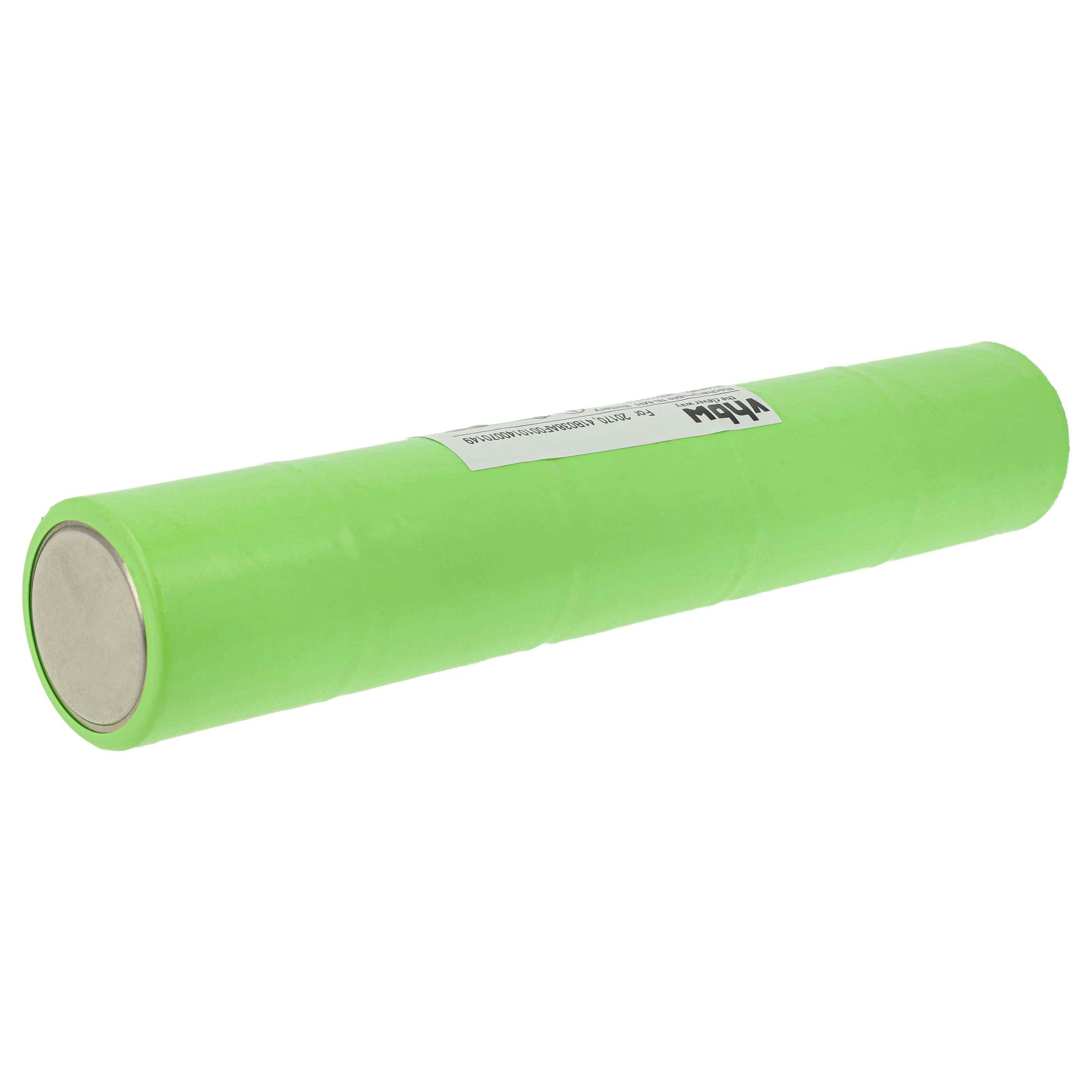 vhbw 5x Akku kompatibel mit GE 41B038AF00101 | 40070149 Taschenlampe Kopflampe (5000 mAh, 6 V, NiMH)-3