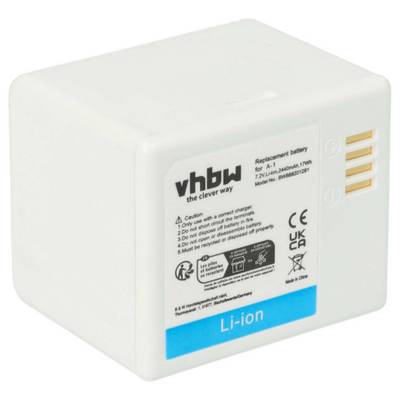 vhbw 1x Akku kompatibel mit Netgear / Arlo VMA4400-100NAS, VMC4030, VMS3230 Knopfkamera, getarnte Kamera (2200 mAh, 7,2