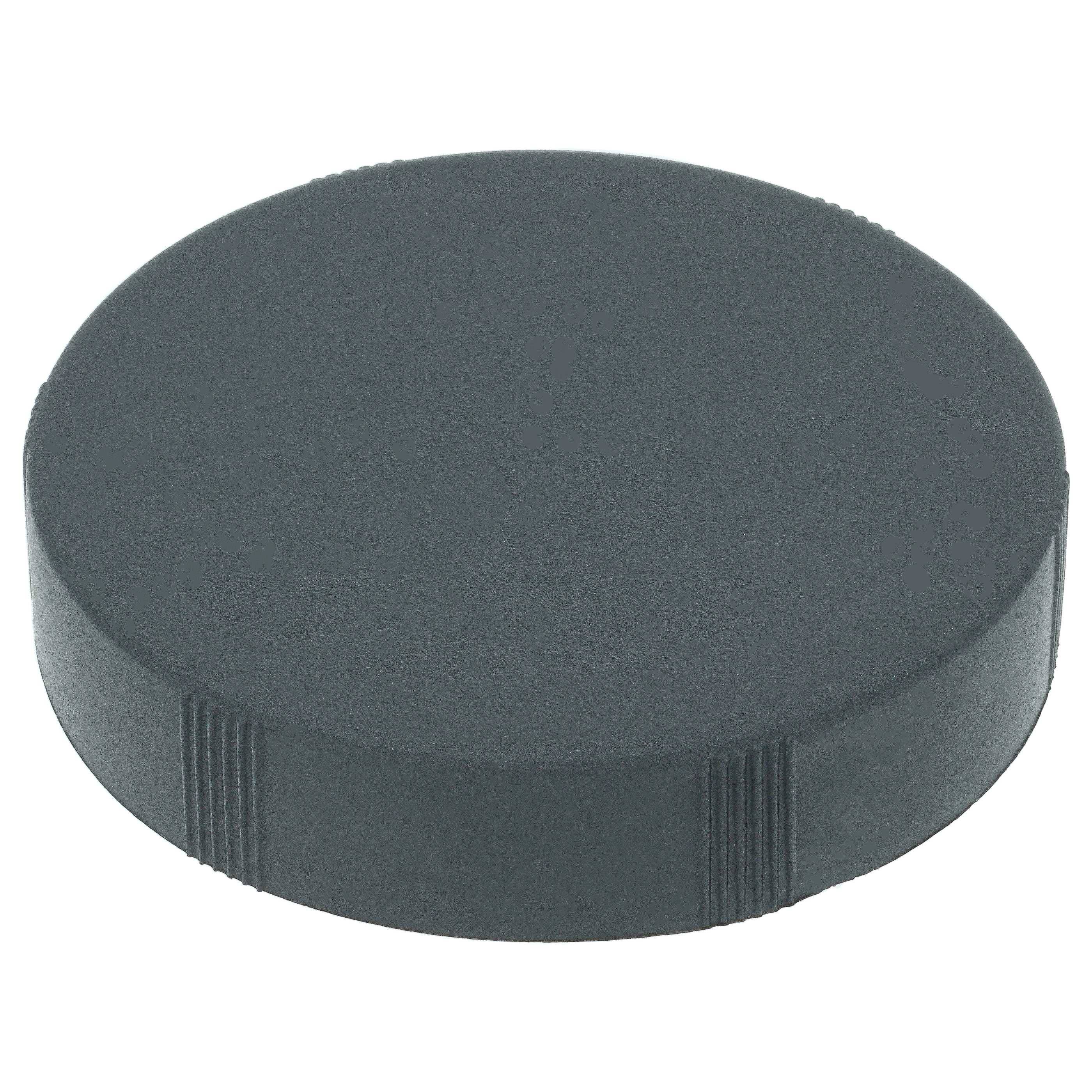vhbw Objektivdeckel für 39mm Fernglas-Objektiven | Schwarz, Aufsteckbar