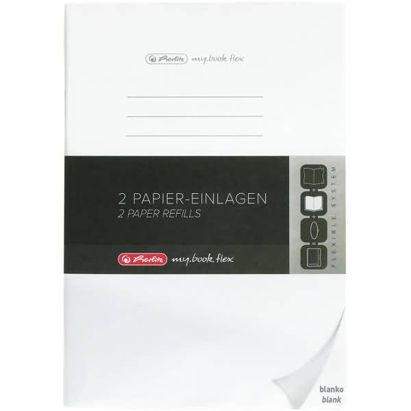 Refill für Notizbuch flex A4/2x40 Blatt blanko my.book