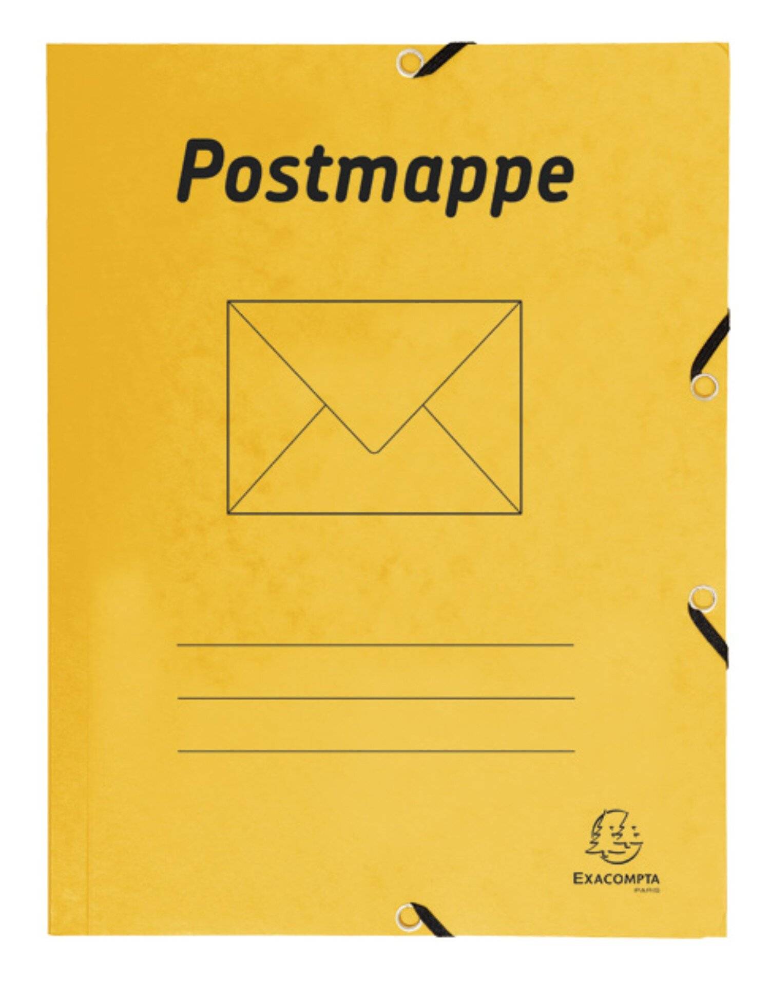Postmappe DIN A4 Karton gelb - Artikel: 125015810-4