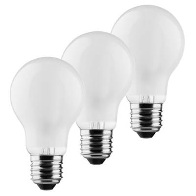Müller-Licht Retro-LED Birnenform ersetzt 40 W, Glas, E27, 4 W, Silber, 6 x 6 x 10.6 cm, 3