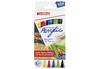 EDDING 5100 - Marker - permanent - Pastelgelb, Pastellgrün, pastellblau, Anthrazit, edel malve -