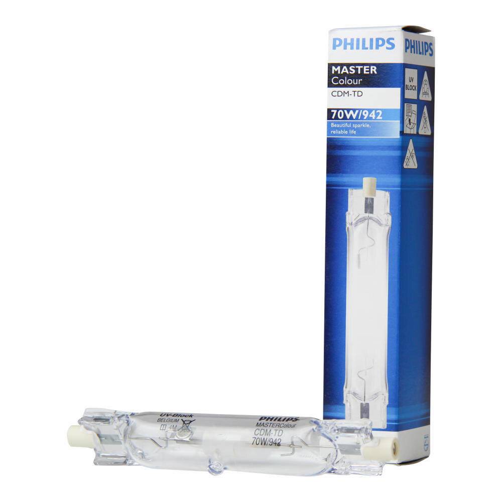 PHILIPS-LM PHILIPS-LM Halogen-Metalldampflampe 70W MASTER C CDM-TD 70W/942 RX7s 1CT/12 4200-1