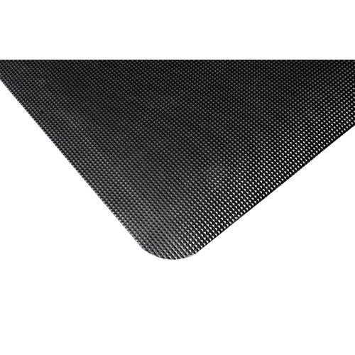 COBA Europe DTB010003C Diamond Tread Arbeitsplatzmatte (L x B x H) 900 mm x 0.9 m x 12.5 mm (Meterware) Schwarz