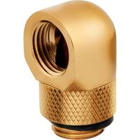 CORSAIR Hydro X Series 90° Rotary Adapter - Flüssigkühlsystemarmatur - Gold (Packung mit 2)-2