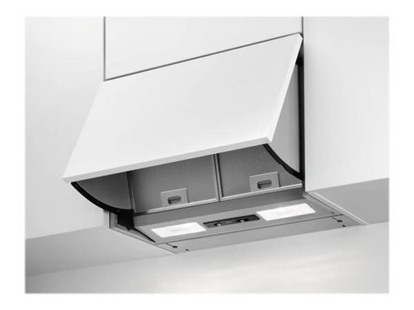 AEG DEB2531S - Motorhaube - integriert - Breite: 55.9 cm - Tiefe: 27 cm - Absaugung und Rückführung (mit zusätzlichem Rückführungsset)