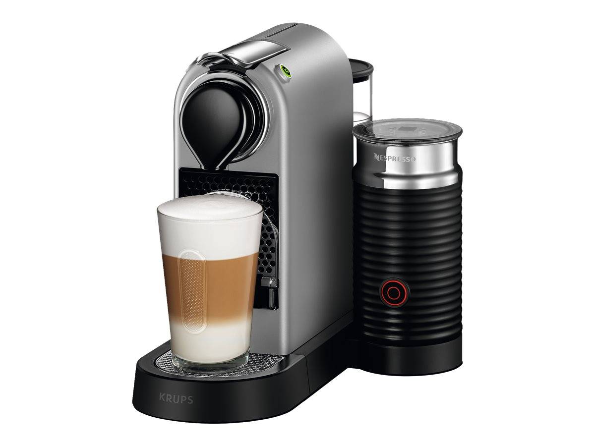 Krups Nespresso CitiZ & Milk XN761B10 - Kaffeemaschine mit Milchaufschäumer-1