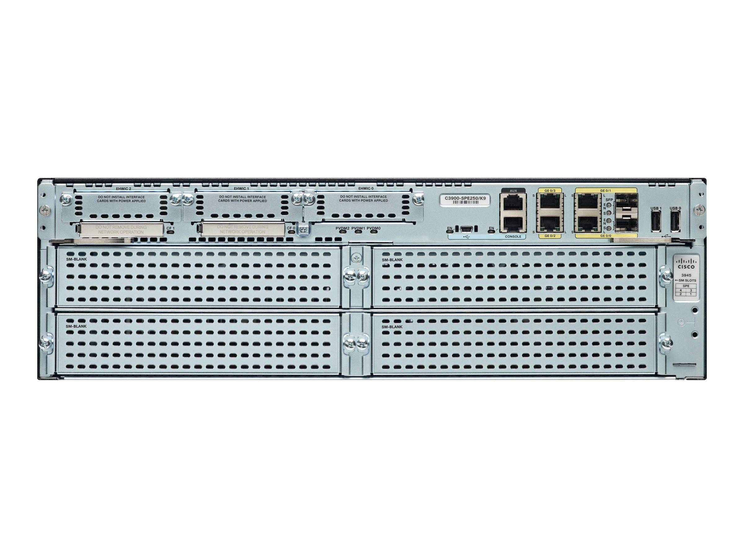Cisco 3945E - Router - GigE - an Rack montierbar-2