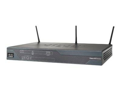 Cisco 866VAE - Wireless Router - ISDN/DSL - 5-Port-Switch - GigE - WAN-Ports: 2 - 802.11b/g/n (draft 2.0)-0