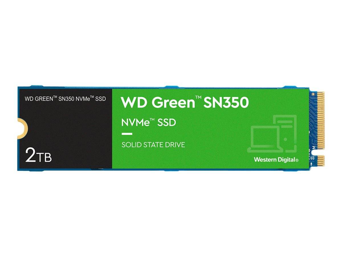 WD Green SN350 NVMe SSD WDS200T3G0C - SSD - 2 TB - intern - M.2 2280 - PCIe 3.0 x4 (NVMe)-2