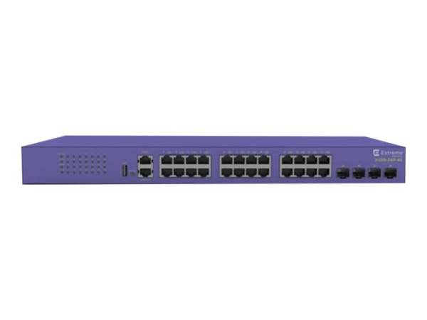 Extreme Networks ExtremeSwitching X435-24P-4S - Switch - managed - 24 x 10/100/1000 (PoE+)