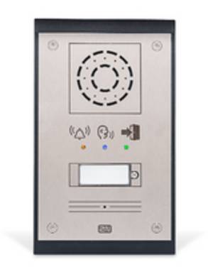 2N Telecommunications IP Uni, Verkabelt, IP54, -40 - -55 °C, SIP2.0, RTP, HTTP, HTTPS, Schwarz, Silber, Wand