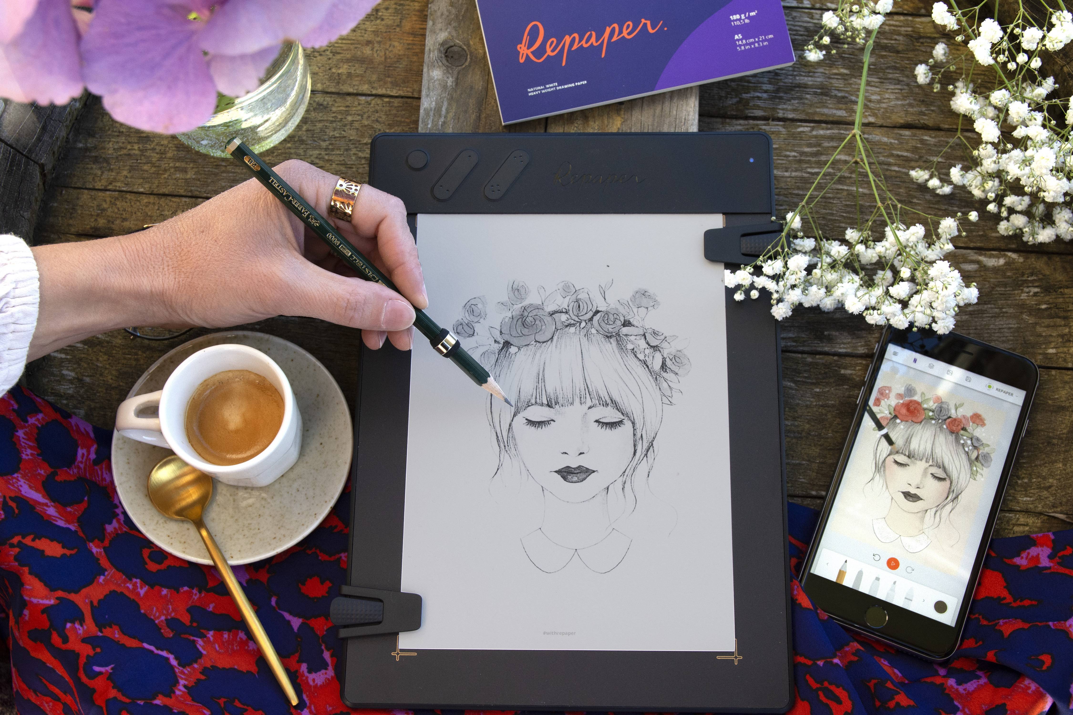 ISKN Repaper Grafiktablett Faber-CastellGrafiktablett-3