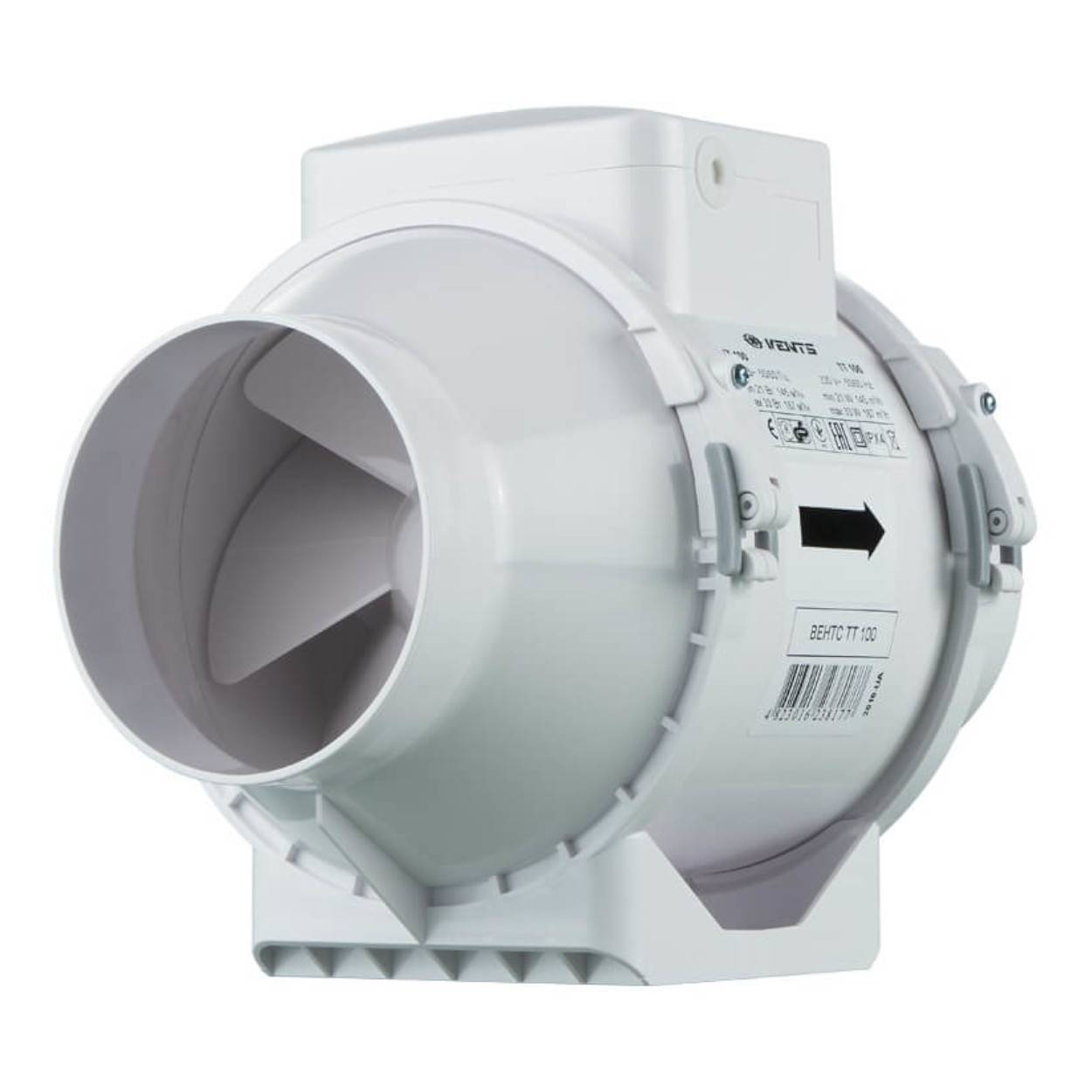 Rohrventilator Lüfter TT 100 bis 187 m³/h